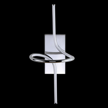 Sketch 9" Minimalist Metal Integrated LED Vanity Light Sconce - JONATHAN Y
